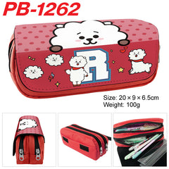 Cartoon Unicorn Double-Layer Large Capacity Pencil Case