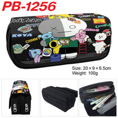Cartoon Unicorn Double-Layer Large Capacity Pencil Case