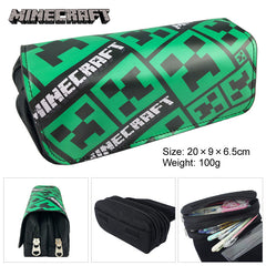 Cartoon Unicorn Double-Layer Large Capacity Pencil Case
