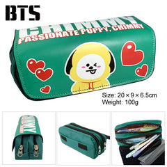 Cartoon Unicorn Double-Layer Large Capacity Pencil Case