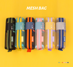 Simple Color-Block Transparent Pencil Case for Students