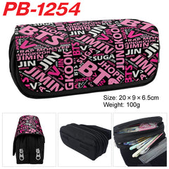 Cartoon Unicorn Double-Layer Large Capacity Pencil Case