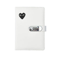 A5 Lockable PU Leather Password Notebook Diary