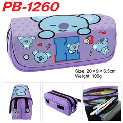 Cartoon Unicorn Double-Layer Large Capacity Pencil Case