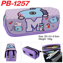Cartoon Unicorn Double-Layer Large Capacity Pencil Case