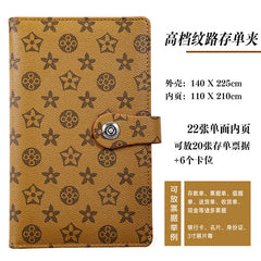 New Leather Textured Bank Document Organizer Wallet