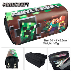 Cartoon Unicorn Double-Layer Large Capacity Pencil Case