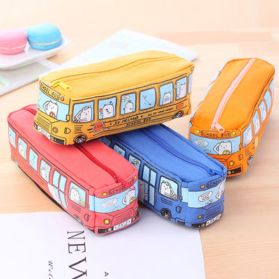 Creative Cartoon Large Capacity Pencil Case for Transport
