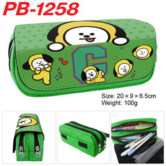 Cartoon Unicorn Double-Layer Large Capacity Pencil Case