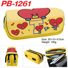Cartoon Unicorn Double-Layer Large Capacity Pencil Case