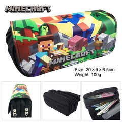 Cartoon Unicorn Double-Layer Large Capacity Pencil Case